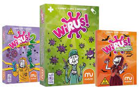 Trefl Zestaw Gra Wirus + Wirus Dodatek Ewolucja + Wirus Halloween Muduko