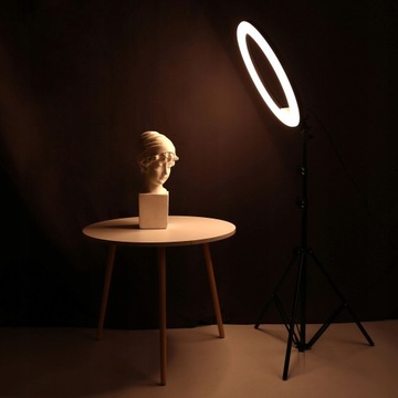 Светодиодный кольцевой светильник для селфи со штативом для макияжа ресниц Фотографии из блога