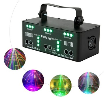 21 глаз RGBW LED DJ Лазерное сценическое освещение