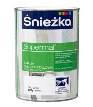 SUPERMAL 0.8L Biała ral 9003