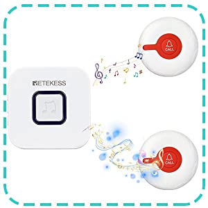 Retekess TH102 Беспроводная система пейджера Guardian с сигнализацией и вызовом