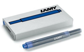Naboje do pióra Lamy T10 niebieskie wymazywalne, 5 sztuk w kartoniku