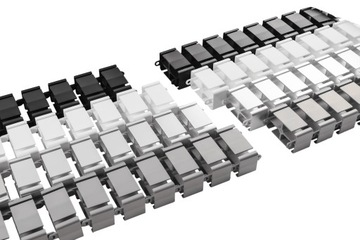 Кабельный органайзер Spine Cover 130см Modular Spacetronik с винтами