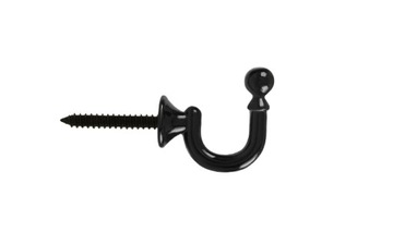 Mini hak do ściany haczyk do firan i zasłon rozeta