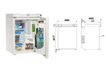 Абсорбционный холодильник Dometic RF62 для прицепов-домиков