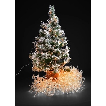 1500 светодиодных ламп с программатором, холодный белый, 34 м.