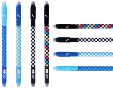 DŁUGOPIS HAPPY COLOR wymazywalny USZAKI SKATE 4 x sztuki różne