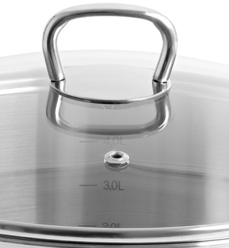 Набор кастрюль + крышки, нержавеющая сталь, 8 шт. ПРЕМИУМ-ИНДУКЦИЯ