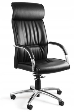 Gabinetowy biurowy fotel ergonomiczny Brando skóra