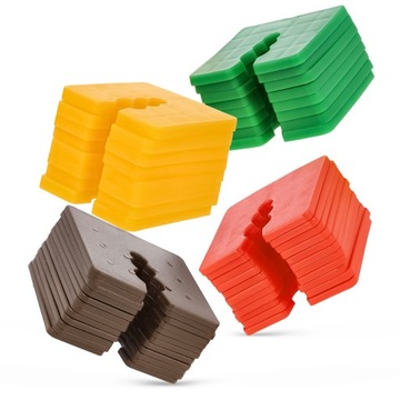 Пластиковые выравнивающие шайбы для оконных шурупов 2-5 мм 200 шт.