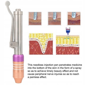 Ручка для инъекций гиалуроновой кислоты 7 см yi6eg