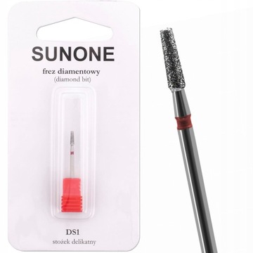 4 +2 Алмазная фреза SUNONE, цилиндр, конус, шаровое острие