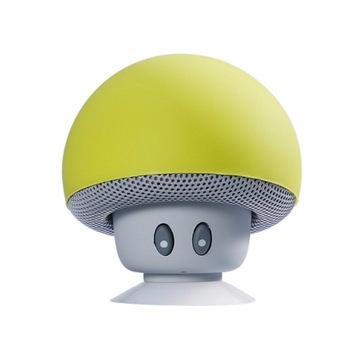 BT648 Różowy grzyb Design Mini głośnik Bluetooth i lampa LED
