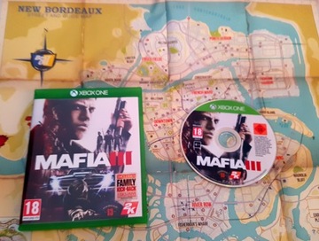 MAFIA III PL + MAPA - XBOX ONE - JAK NOWA GANGSTER