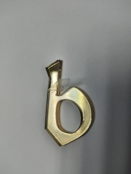 ЗОЛОТЫЕ БУКВЫ ИЗ ПЛЕКСИ 3D ПЛЕКСИ 10 шт. ЗЕРКАЛО ЛОГОТИП