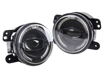 Światła przeciwmgielne LED JEEP WRANLGER JL, 30W 2000lm, aluminiowa obudowa