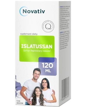 Novativ Islatussan 120 ml syrop łagodzący kaszel