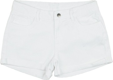 Primark Damskie Jeansowe Białe Szorty Krótkie Spodenki Jeans Bawełna S 36