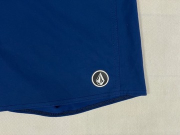 Volcom Spodenki Eleganckie Męskie Wiązane Granatowe Logo Unikat Klasyk L XL