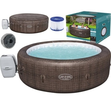 Basen z hydromasażem dmuchane ogrodowe Spa Bestway St. Moritz AirJet 60023