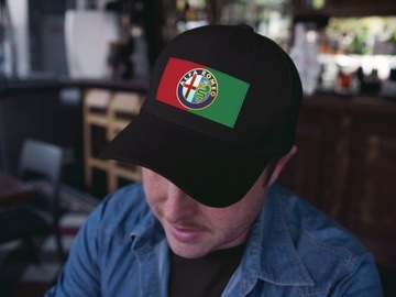 Бейсболка ALFA ROMEO с нашивкой.