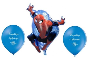 Balon foliowy Spider-Man Spider 60 cm Urodziny 1-9