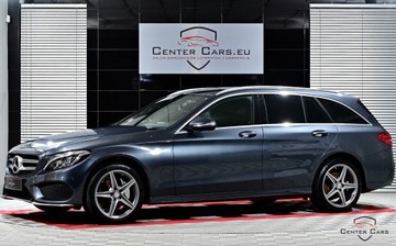 Mercedes Klasa C W205 Kombi 180 156KM 2014 Mercedes-Benz Klasa C 180 AMG FullLED Navi Skora El.Fot. Dynamic Black As, zdjęcie 10