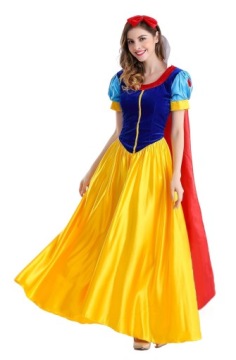 НАРЯД КОСТЮМ ПЛАТЬЕ БЕЛОСНЕЖНОЕ ПЛАТЬЕ ДЛЯ КОСПЛЕЙ 164/170 М