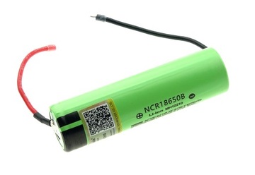 Akumulator NCR18650B litowo-jonowy LiitoKala 18650 3400 mAh z przewodami
