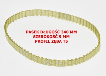 136XL075U-J T5 Зубчатый ремень M-TECH длина 340мм/9мм