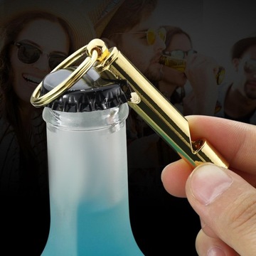 Свисток с открывалкой для бутылок. Полезный гаджет с открывалкой из сплава цинка, золото.