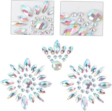 Украшение сосков Кристаллы Стразы на соски 1.1