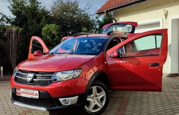 Dacia Sandero II Hatchback 5d TCe  90KM 2015 Dacia Sandero Stepway JAK NOWA Nawigacja Czujniki Parkowania Tempomat Komp, zdjęcie 32