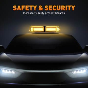 СВЕТ НА КРЫШЕ АВТОМОБИЛЯ С 54 СВЕТОДИОДАМИ - ВЫСОКАЯ ЯРКОСТЬ, СИГНАЛИЗАЦИЯ