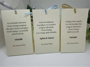 WA16A Благодарственное письмо + открытка на крещение