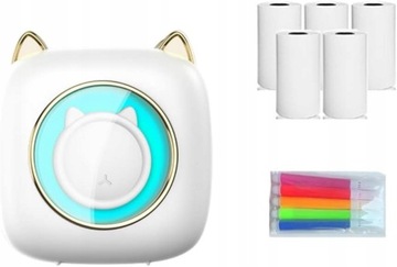 Мини-портативный термопринтер C23 BT LED со светодиодной подсветкой