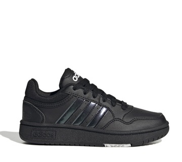 Buty dziecięce czarne adidas Hoops 3.0 K GZ9671 36 2/3
