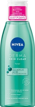 NIVEA Derma Skin Clear Tonik do twarzy normalizujący KWAS SALICYLOWY