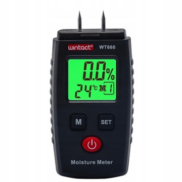 ИЗМЕРИТЕЛЬ ВЛАЖНОСТИ ИЗМЕРИТЕЛЬ ВЛАЖНОСТИ ДЛЯ ДЕРЕВА И БЕТОНА ЖК-дисплей + ЗОНД