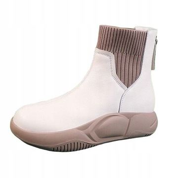 Śniegowce Wygodne krótkie buty anty