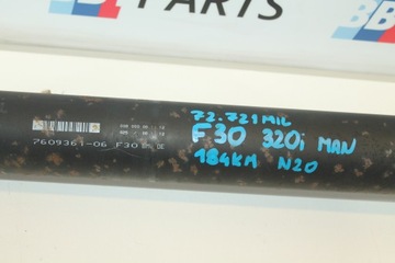 BMW F30 HŘÍDEL HNACÍ 320I MANUÁLNÍ 184KM N20 7609361