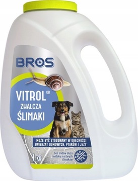Bros VITROL środek trutka na ŚLIMAKI butelka 1KG