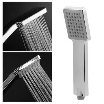 ДУШЕВЫЕ РУЧКИ, хром, EKO против накипи, квадратные, прямоугольные