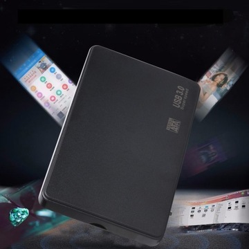 OBUDOWA DYSKU 2,5'' KIESZEŃ HDD SATA USB 3.0 +ETUI