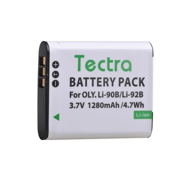 2 аккумулятора Tectra 1280 мАч Li-90B Li 90B Li-92B Li92B + зарядное устройство типа C
