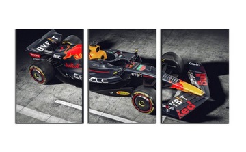 3x OBRAZ NA ŚCIANĘ TRYPTYK FORMUŁA 1 30x40