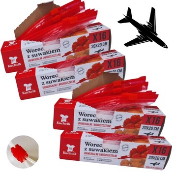 STRING BAG Пакеты для завтрака STRONG AIRPORT сэндвичи 20х20см 64 шт.