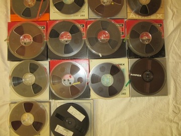 Катушки с лентами Катушка Ampex 18 см