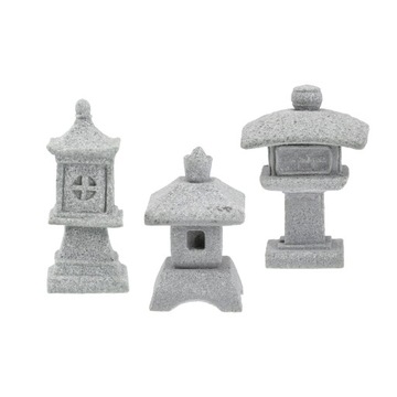 3 kamienna latarnia statua dekoracji kolekcje