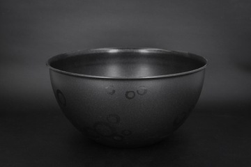 ЧАША С КРЫШКОЙ 29 см пластиковая кухонная миска большая 6л черная универсальная